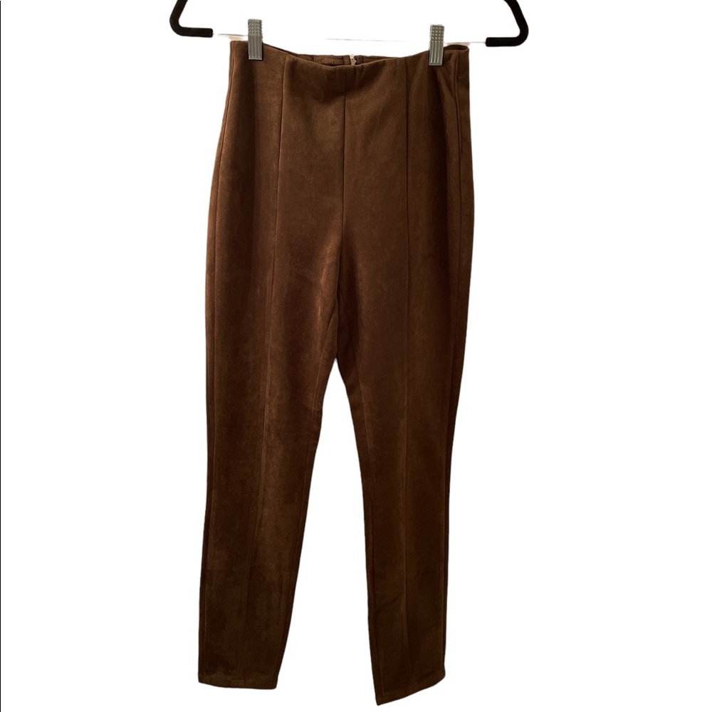 Blank NYC | brown suede pants with zipper| Size: Small | Never worn.